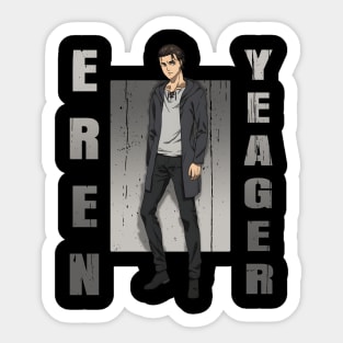 Eren Yeager: Attack on Titan Sticker